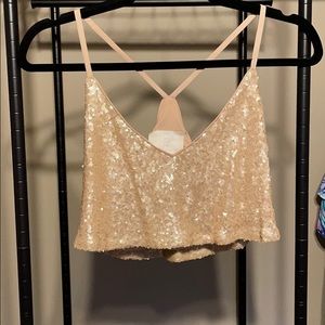 ✨ Watters & Watters Sequin Crop Top ✨